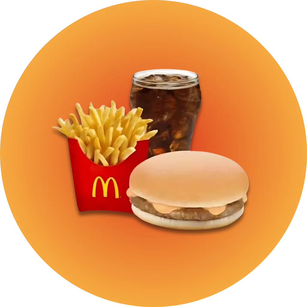 Burger McDo w_ Fries Meal