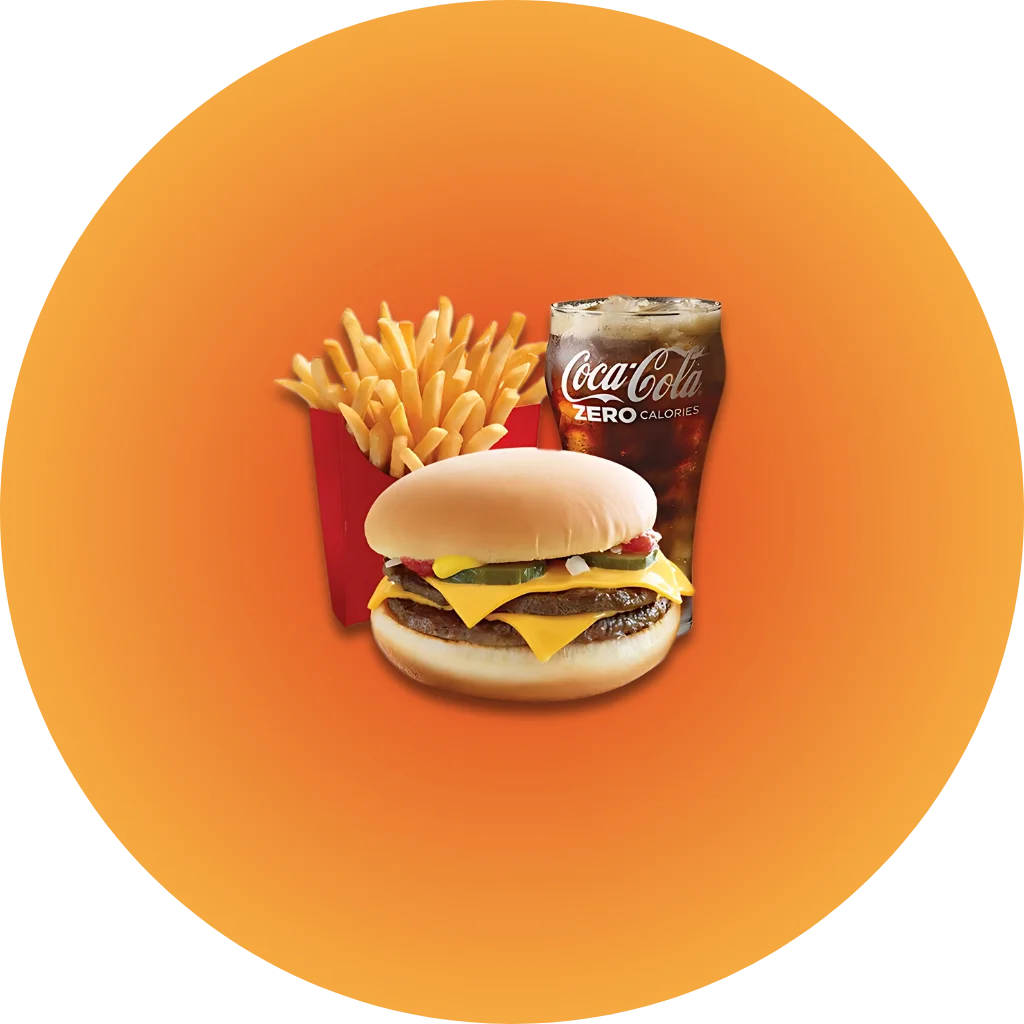 Double Cheeseburger w_ Fries Meal